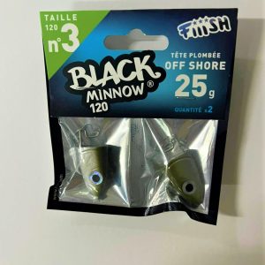 ⁦BLACK MINNOW JIG HEAD 3⁩ – תמונה ⁦2⁩