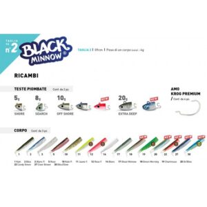 FIIISH BLACK MINNOW COMBO NO.2 EXTRA-DEEP 20G