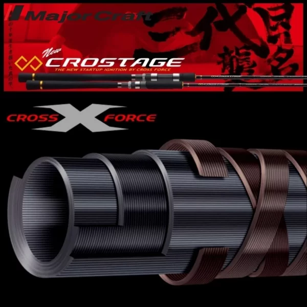 ⁦Major craft Crostage CRX-T802ML/KURODAI 2-15g 2.44m⁩ – תמונה ⁦2⁩
