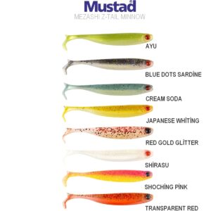 Mustad Mezashi Z-Tail Minnow soft lure 50mm