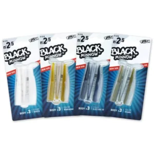 Black minnow body 105mm no. 2.5