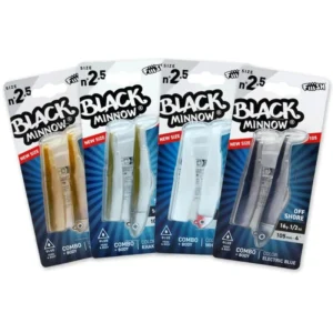 Black minnow combo 105mm no. 2.5